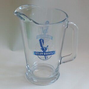 LARGE Steam Whistle Glass Pitcher